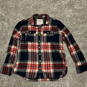 Mossimo Plaid Long Sleeve Shirt